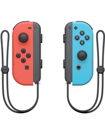 Paire de Manettes Joy-Con Bleu/Rouge Néon